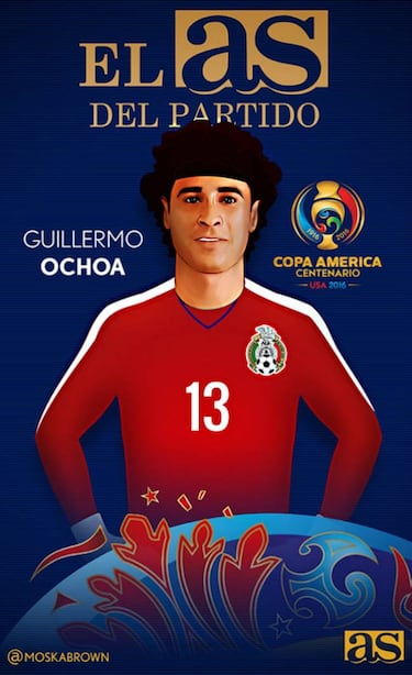 Guillermo Ochoa: El AS del partido M¨¦xico vs Jamaica