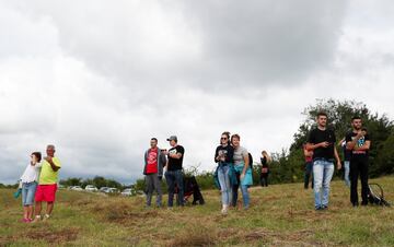 Seguidores en el Gran Premio de Hungría. 