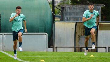 Iñigo Vicente y Mantilla están lesionados y no podrán jugar esta tarde.