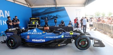 El monoplaza de Williams. 