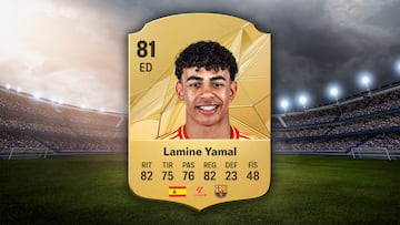 Uno de los puntos más esperados y que más gusta a todos sus seguidores es la incorporación de la estrella española Lamine Yamal. El jovencísimo ha llegado al videojuego de la mejor manera posible, siendo el jugador con más potencial. El de Esplugues de Llobregat puede llegar a  los 94 de media.