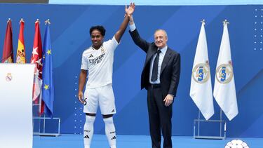 27/07/24 REAL MADRID ACTO PRESENTACION DE ENDRICK COMO NUEVO JUGADOR
FLORENTINO PEREZ PRESIDENTE