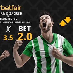 GNK Dinamo Zagreb vs. Real Betis: horario, dónde ver, pronósticos y clasificación