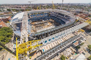 Las imágenes más recientes del Bernabéu a pocos días de su estreno