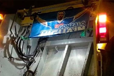 En Nápoles mandan a Higuaín al camión de la basura