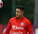 Alexis y Bravo vuelven a entrenar con normalidad