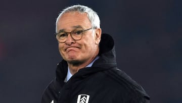 Ranieri, durante el partido contra el Southampton.