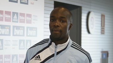 Lass Diarra, con el Real Madrid.