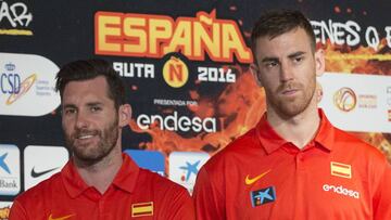 Rudy Fernández y Víctor Claver.