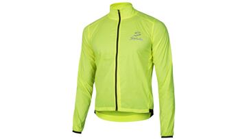 Cortavientos para ciclismo Anatomic de Spiuk de color amarillo en Amazon.