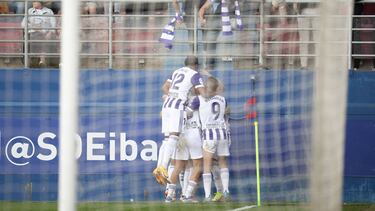 08/05/22 PARTIDO SEGUNDA DIVISION SD EIBAR - REAL VALLADOLID GOL 1-0 NACHO PENALTI ALEGRIA
