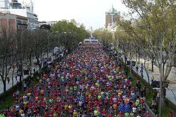 La maratón de Madrid en imágenes