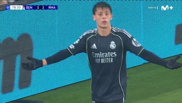 28/01/2026
Benfica Real Madrid
Champions League
Arda Güler enfado Arbeloa
Captura TV