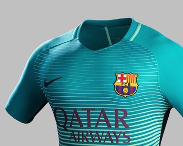 Barcelona unveil their sustainable third strip