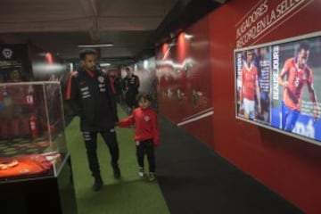 Los cracks disfrutaron en el Museo de la Roja