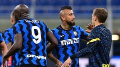 Formación confirmada del Inter vs Benevento: Alexis y Vidal, titulares