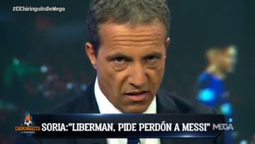 Cristóbal Soria se suma a la guerra de 'El Chiringuito' contra Liberman