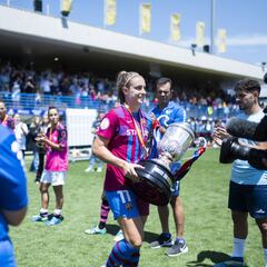 La celebración del Barça tras ganar la Copa en imágenes