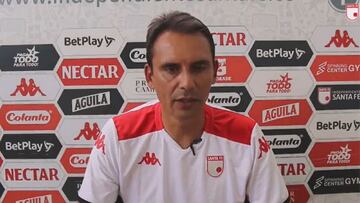 El entrenador destacó el trabajo que viene realizando Alberto Gamero en Millonarios. El volante espera que Santa Fe pueda quedarse con los puntos.