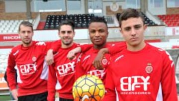 Cedidos. Lejeune, Sobrino, Nwakali y Maffeo (de izquierda a derecha)