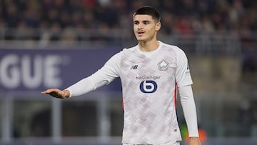 Matías Fernández-Pardo, con el Lille