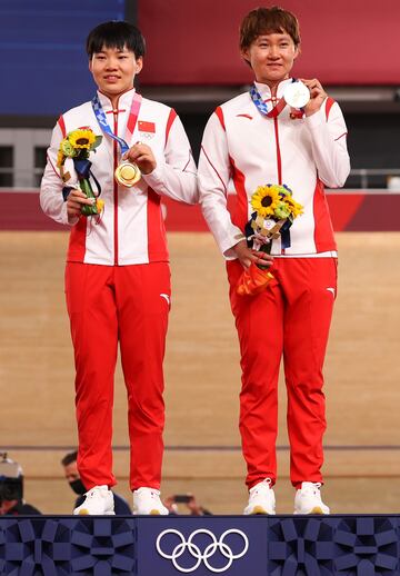 Ciclismo, sprint por equipos femenino | Récord del mundo: 31.804 segundos