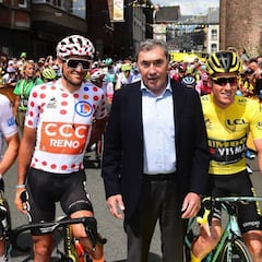 Eddy Merckx, hospitalizado tras sufrir una caída en bicicleta