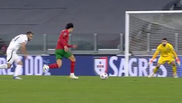 La increíble jugada de João Félix junto a Cristiano Ronaldo en Portugal