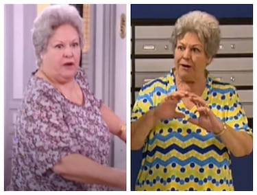 "Váyase, señor Cuesta, váyase" era de una de las frases más aclamadas de Emma Penella en 'Aquí no hay quien viva'. La actriz llegó a la ficción de Antena 3 tras más de 50 años de carrera y no decepcionó, pues a pesar de que en la segunda temporada el piso en el que vivía era vendido, los guionistas la mantuvieron de todas las maneras hasta el final de la serie. Poco después del fin de la emisión, en agosto de 2007, Emma fallecía por insuficiencia renal.                          