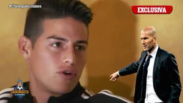 Las palabras de James sobre Zidane: "sigue siendo mi ídolo"