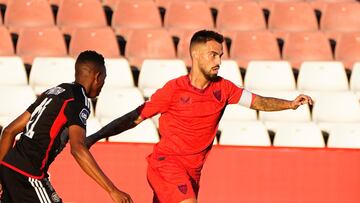 Suso, durante el duelo.