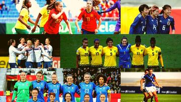 Camisetas del Mundial femenino.