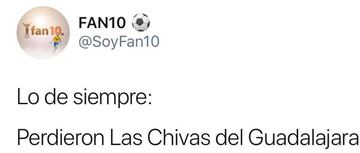 América y Chivas protagonizan los mejores memes