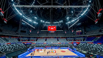 YAKARTA (INDONESIA), 23/08/2023.- Los jugadores de la selección española participan en un entrenamiento del equipo, este miércoles en el Indonesia Arena de Yakarta. España debutará este sábado contra Costa de Marfil en el Mundial de Baloncesto 2023 de la FIBA. EFE/ Alberto Nevado / FEB SÓLO USO EDITORIAL / SÓLO DISPONIBLE PARA ILUSTRAR LA NOTICIA QUE ACOMPAÑA (CRÉDITO OBLIGATORIO)

