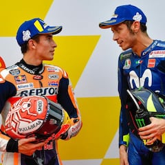 Rossi no cede con Márquez