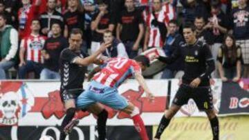 Partido entre el Lugo y Las Palmas.