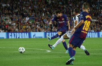 1-0. Messi anotó el primer.