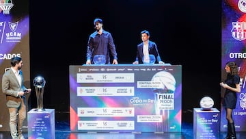 Víctor Claver y David Ferrer sacaron las bolas.