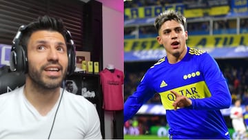 Agüero elogió a Zeballos: “Me gusta, juega muy bien”