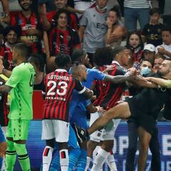 Rivere blames Marseille players for chaos that ensued during the game