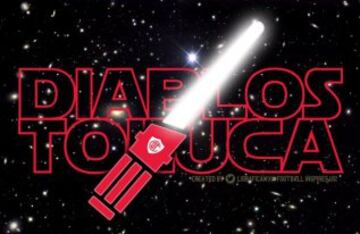 Los Diablos del Toluca al estilo Star Wars.