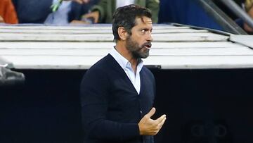 El entrenador del RCD Espanyol, Quique Sánchez Flores.