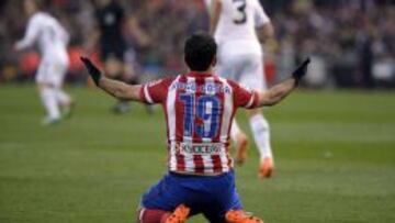 Diego Costa, ante el Real Madrid