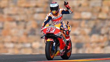 Márquez en Alcañiz.