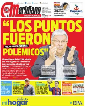 Portadas de la prensa deportiva