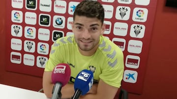 Fran García, jugador del Albacete.