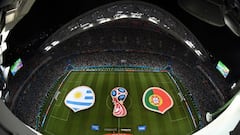 Uruguay-Portugal en imágenes