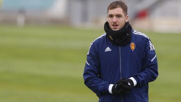 Valentín Vada, en un entrenamiento.