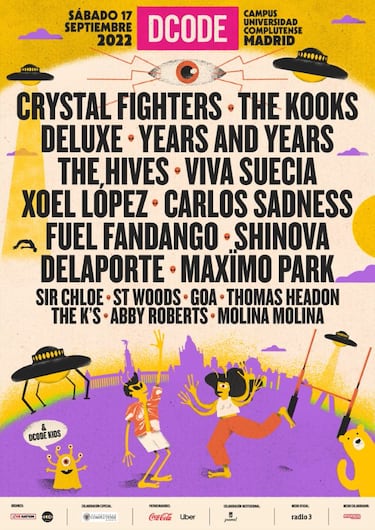 DCODE 2022: Fechas, horarios, cartelera de artistas y programacin del festival en Madrid