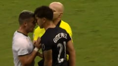 La fuerte gresca entre Gutiérrez y Fernández que derivó en una roja